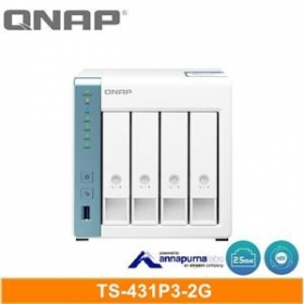 QNAP TS-431P3-2G網路儲存伺服器