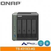 QNAP TS-431X3-4G網路儲存伺服器