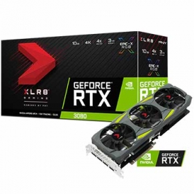 PNY GeForce RTX™ 3080 10GB XLR8 Gaming UPRISING EPIC-X RGB™ Triple Fan ( VCG308010TFXMPB )