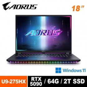技嘉 GIGABYTE AORUS MASTER 18 BZHC6TWD45SH 18吋筆電
