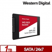 WD 紅標 SA500 1TB SSD 2.5吋NAS固態硬...