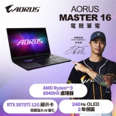 技嘉 GIGABYTE AORUS MASTER 16 8X...